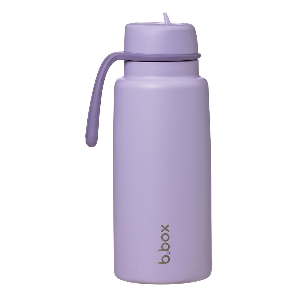 Insulated Flip Top 1L bottle // Lilac love