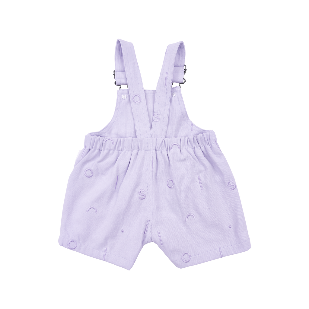 Kids Soll Pattern Overalls | Lilac