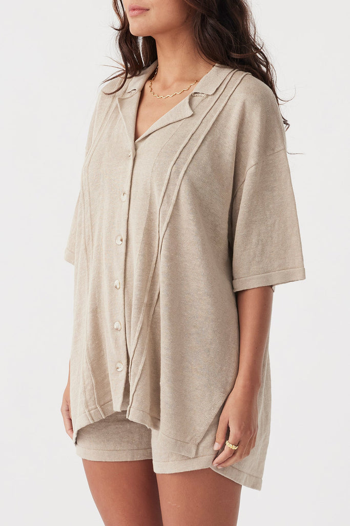 DARCY SHIRT // TAUPE
