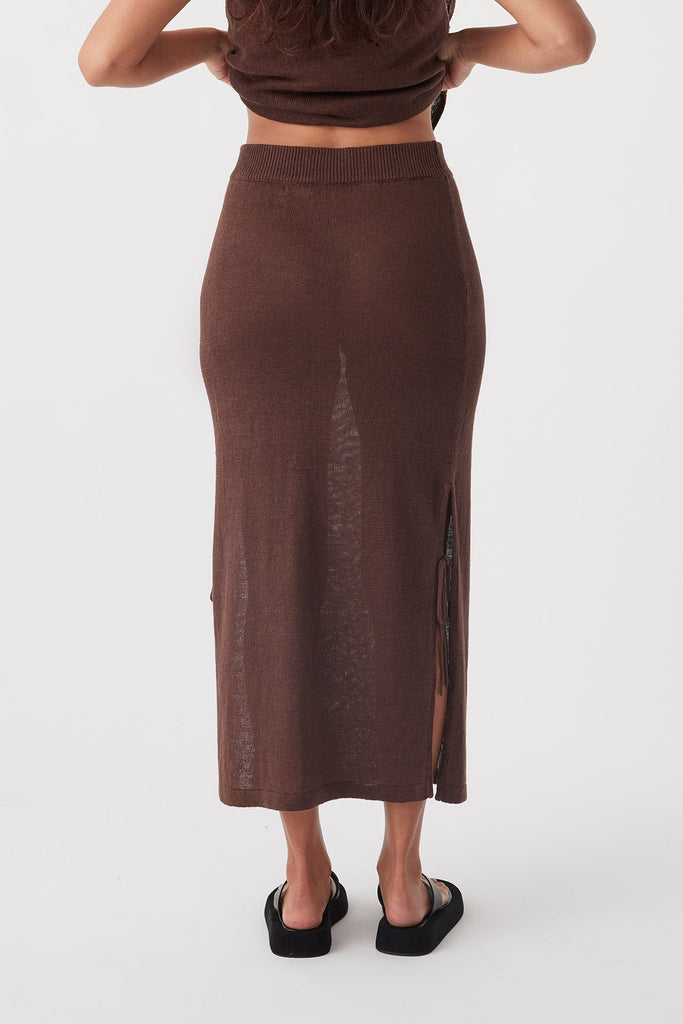 Pearla Skirt | Chocolate