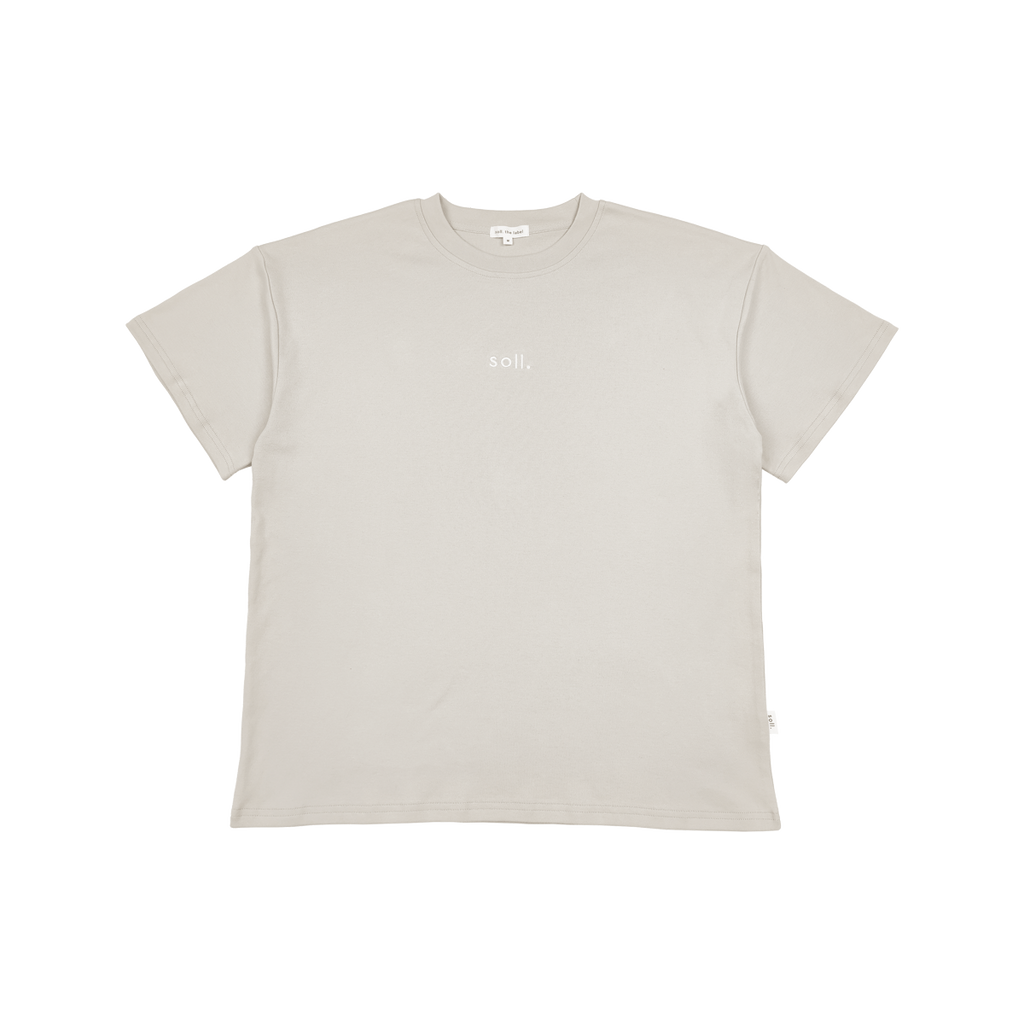 Adults Stretch Cotton Tee | Oat