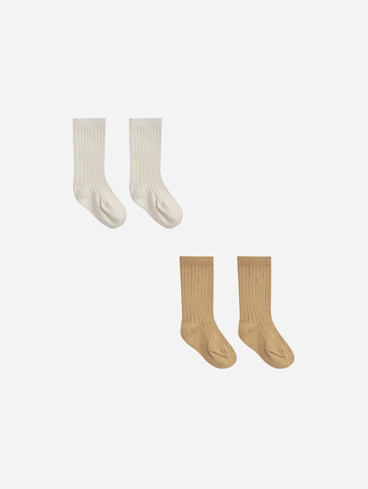 Socks Set / Ivory, Honey