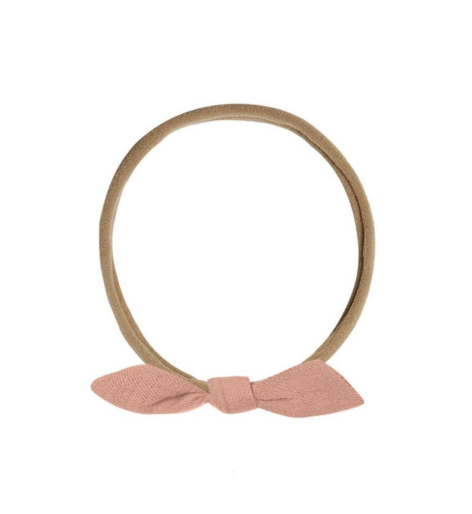 little knot headband || rose
