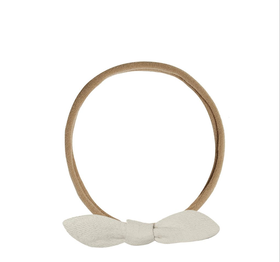 knot headband || ivory