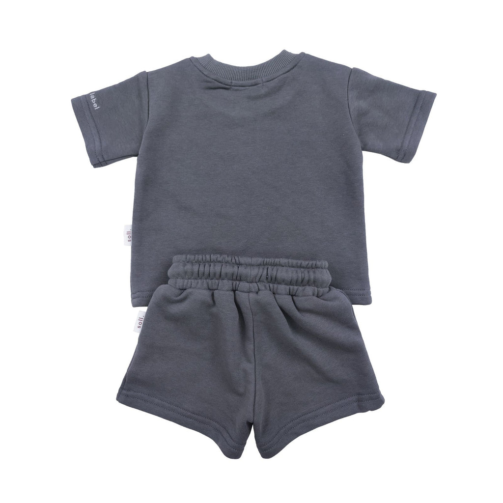 French Terry Set | Charcoal