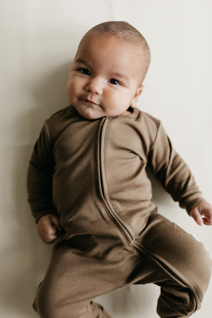 Pima Cotton Frankie Zip Onepiece / Cub