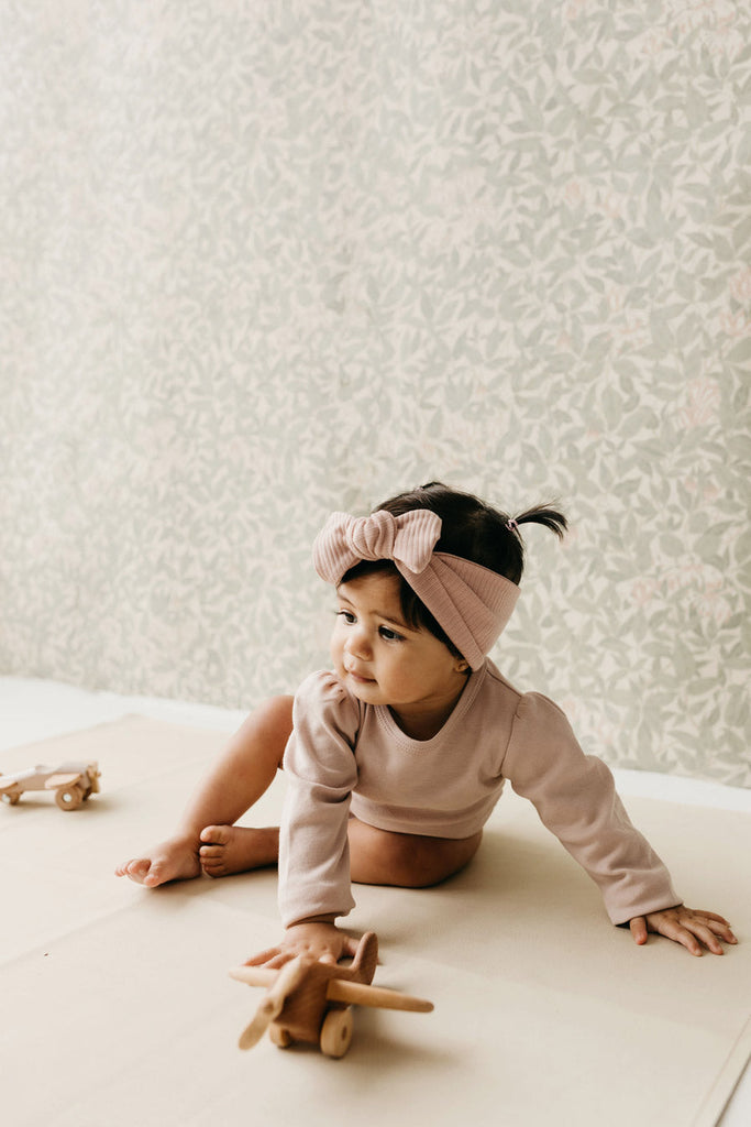 Organic Cotton Modal Headband - Dusky Rose