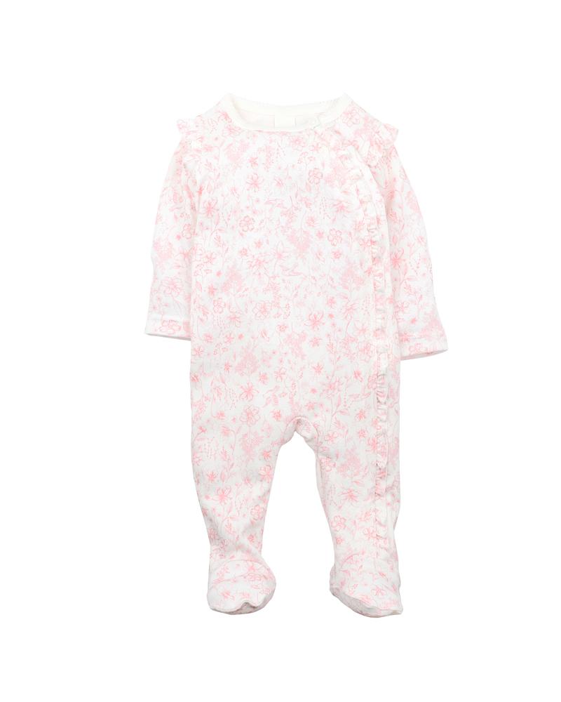 EVIE TOILE PRINT LS ONESIE