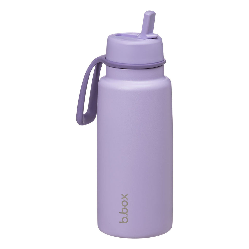 Insulated Flip Top 1L bottle // Lilac love