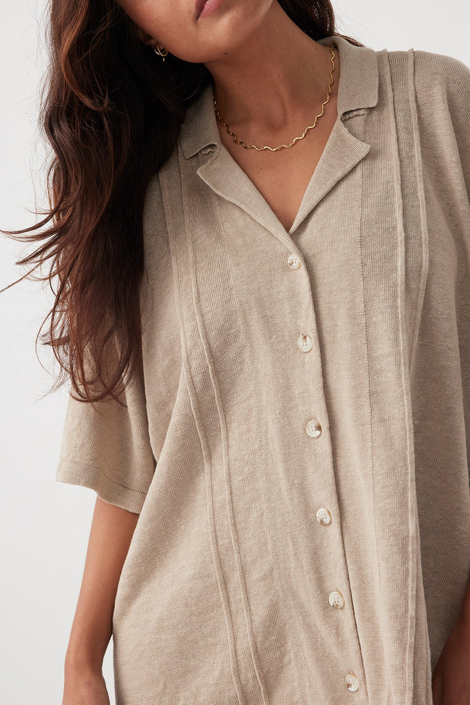 DARCY SHIRT // TAUPE