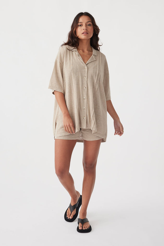 DARCY SHIRT // TAUPE