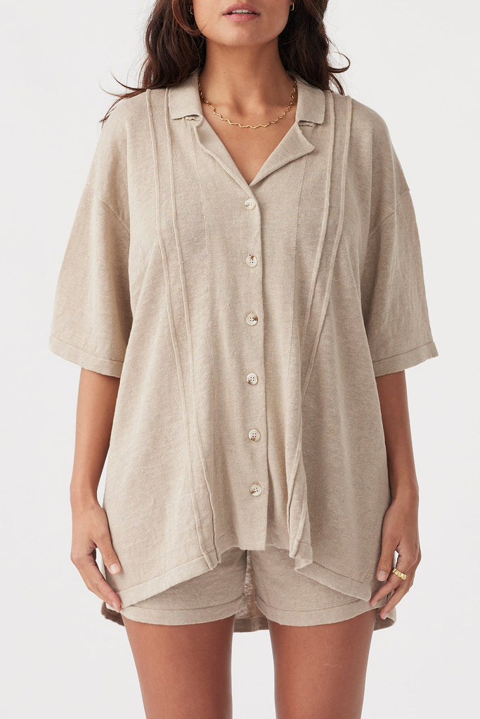 DARCY SHIRT // TAUPE