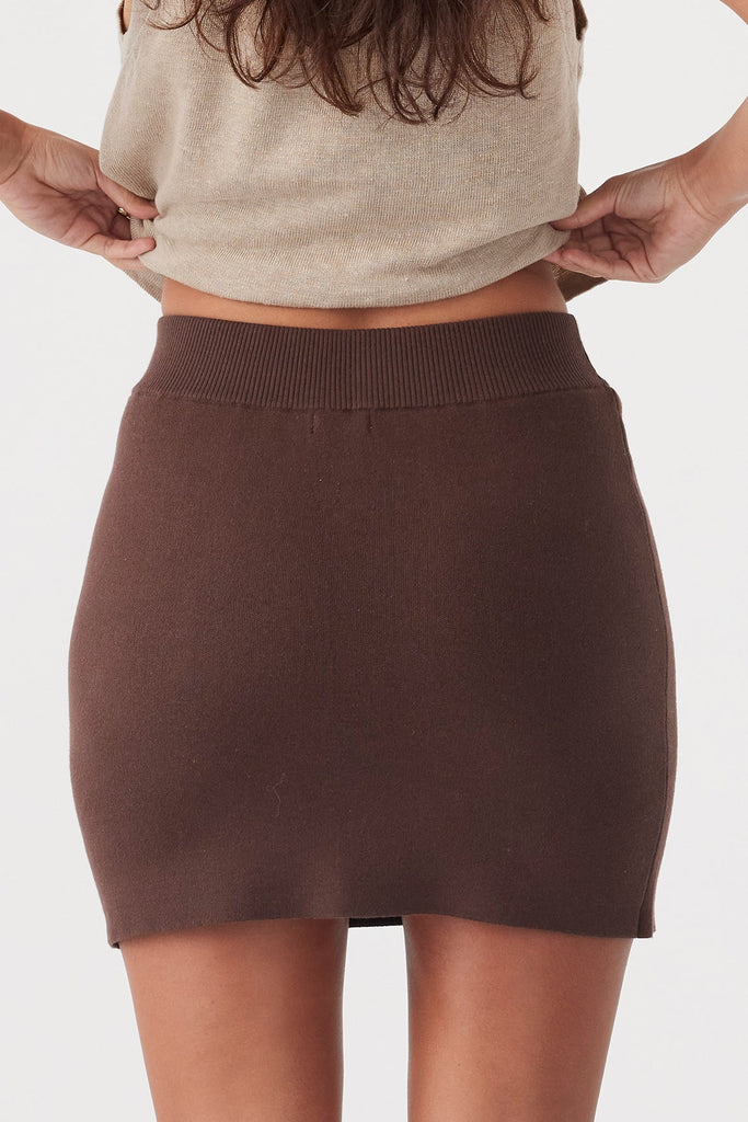 DUKE SKIRT CHOCOLATE