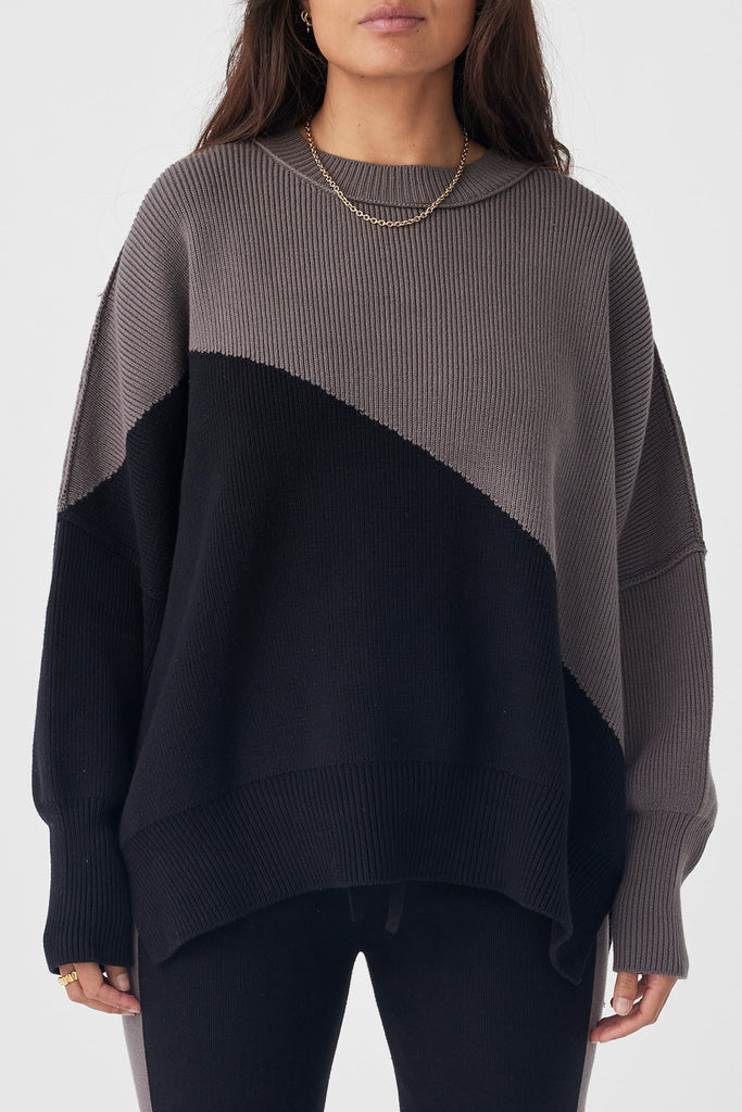 Neo Sweater | Black & Grey