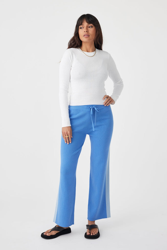 Neo Pant | Azure & Powder Blue