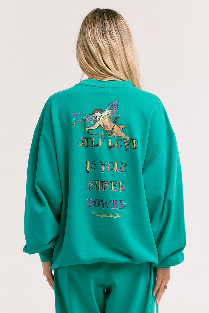 THE CUPIDS UNISEX JUMPER | TEAL