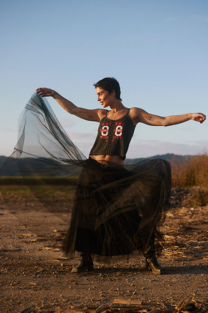 THE TULLE SKIRT | BLACK