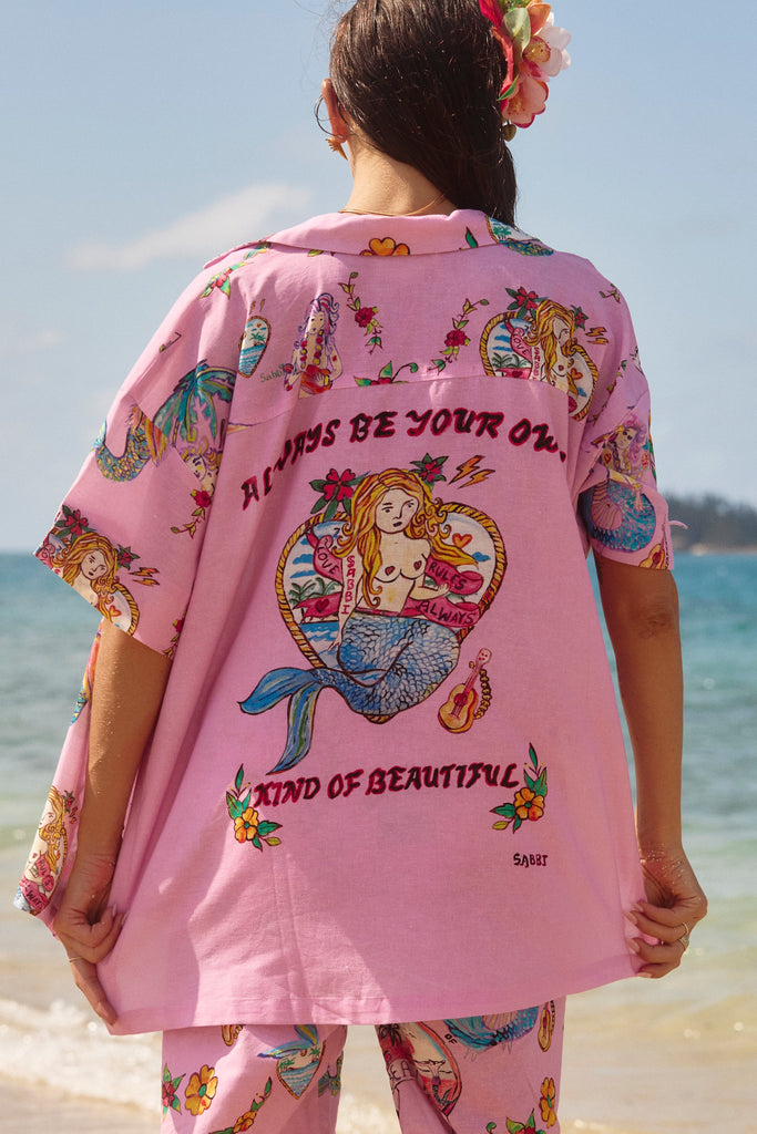 SABBI THE PATRON SHIRT | YOU'RE BEAUTIFUL PINK