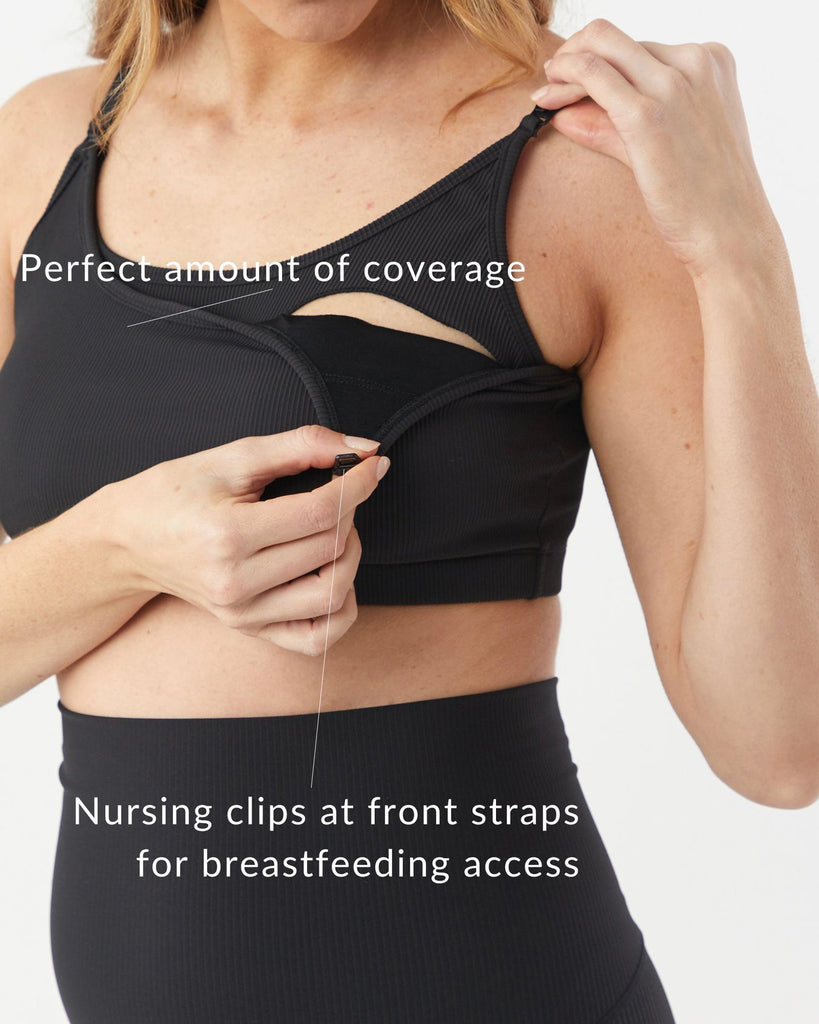 Active Nursing Bra | Black