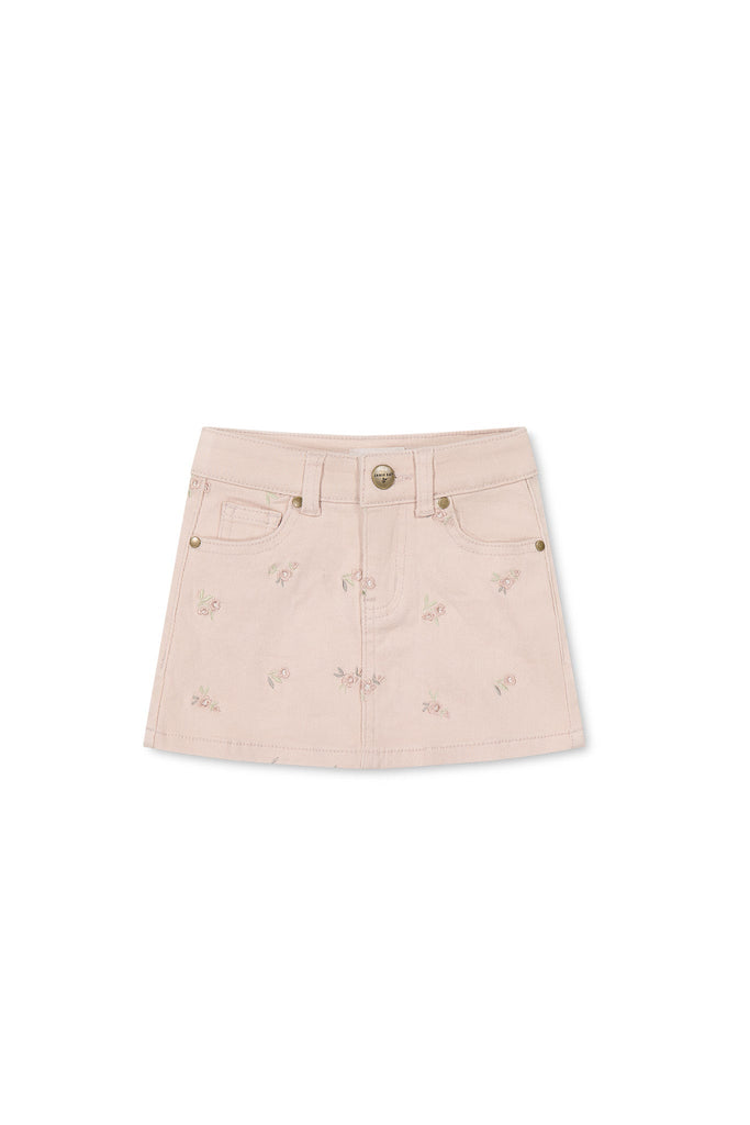 Alison Twill Skirt | Goldie Embroidery