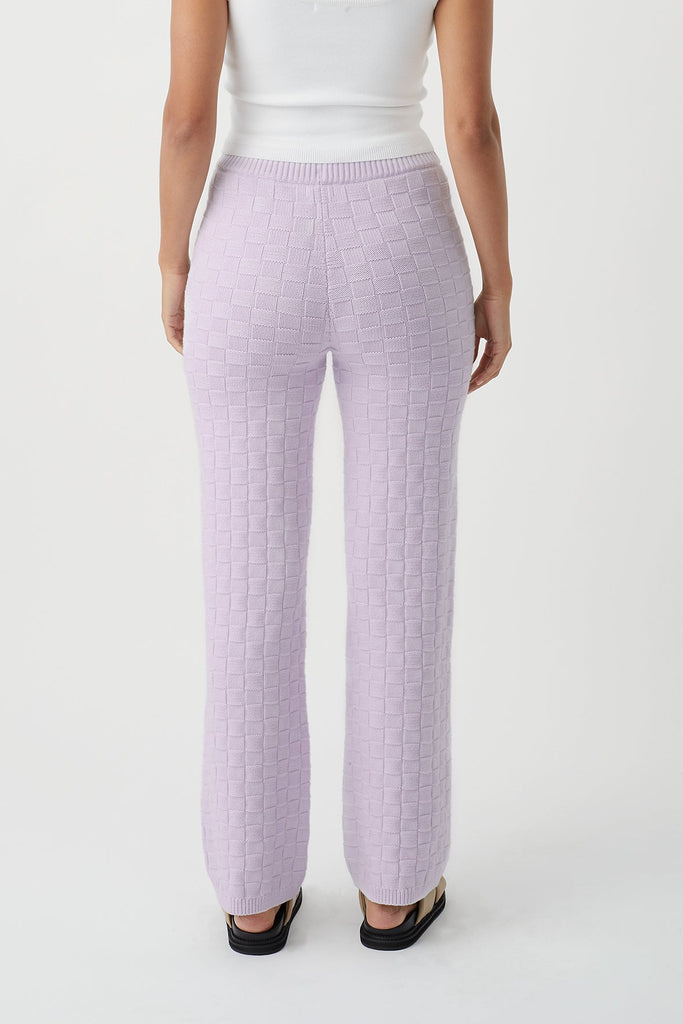 SIERRA ORGANIC KNIT PANT / LILAC