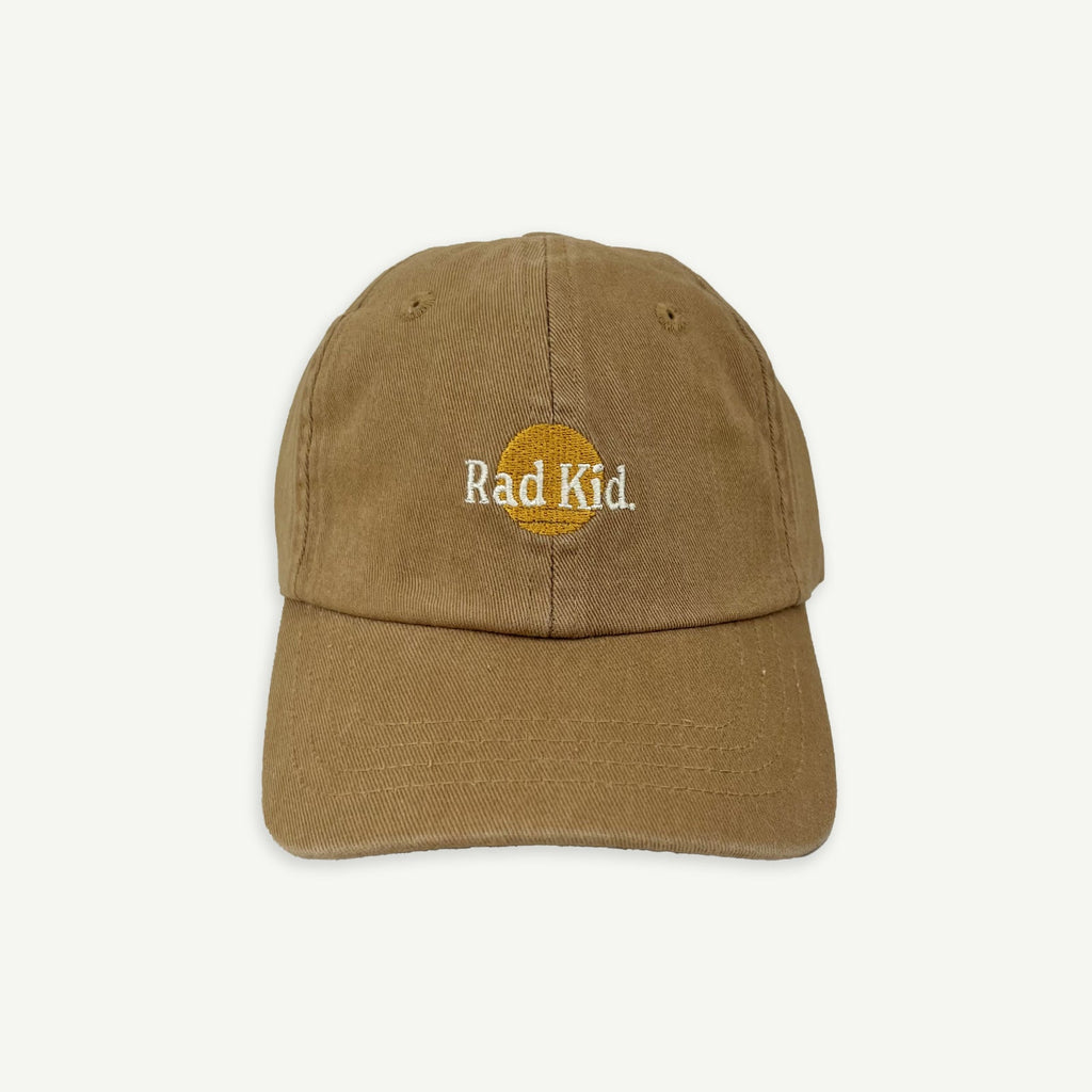 RAD KID WASHED BASEBALL CAP | DESERT SAND