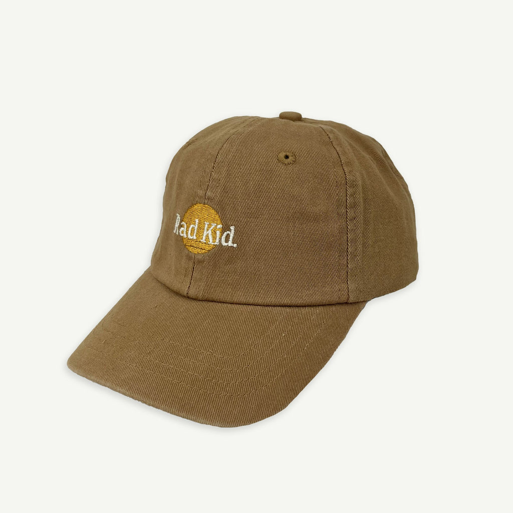 RAD KID WASHED BASEBALL CAP | DESERT SAND