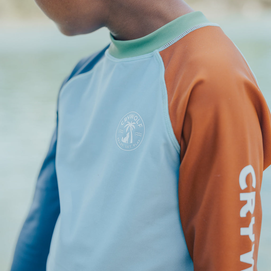 RASH VEST | Ocean Colour Block