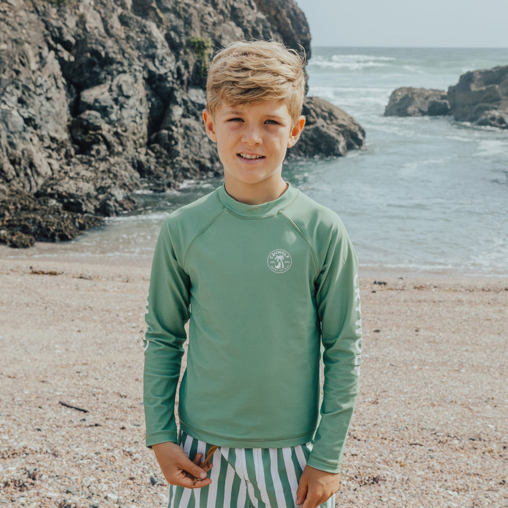 RASH VEST | Coastal Green