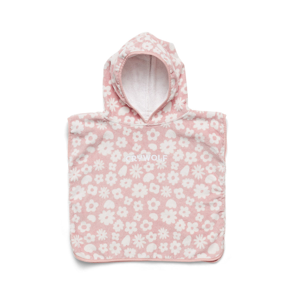 BABY HOODED TOWEL | Blush Floral