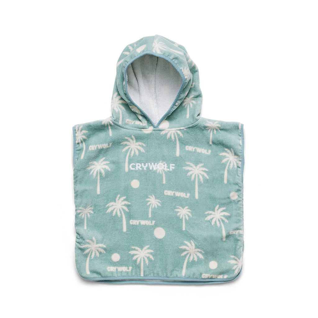 BABY HOODED TOWEL | Pacific Blue