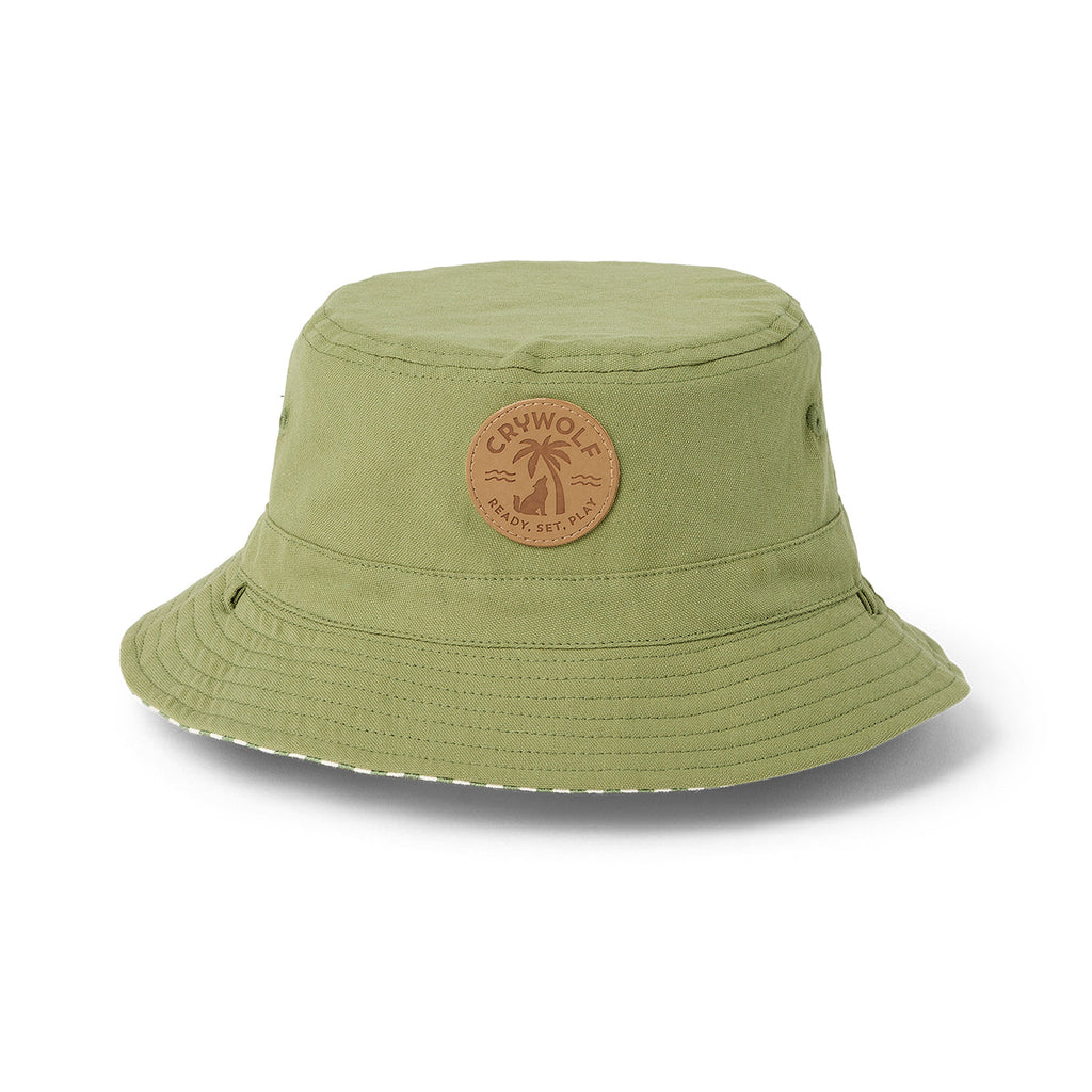 REVERSIBLE BUCKET HAT | Coastal Stripe