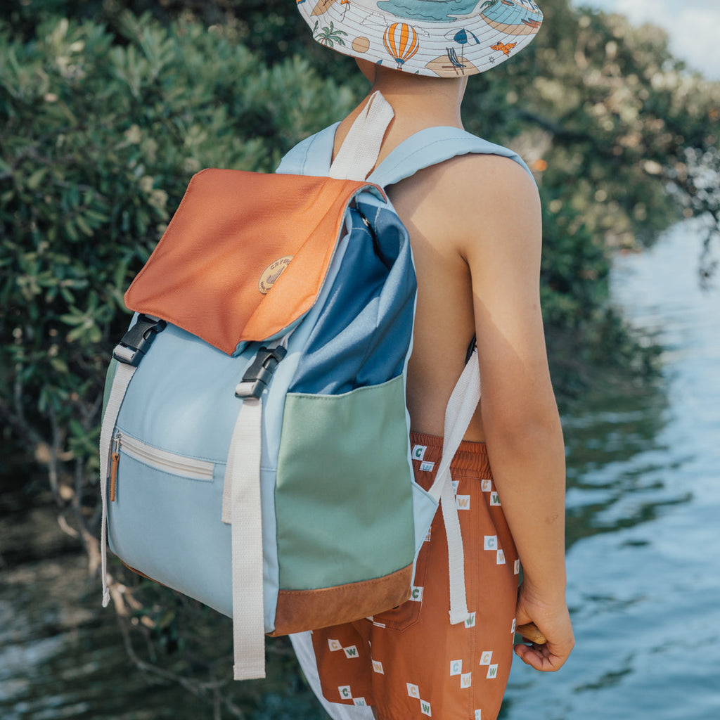 KNAPSACK | Ocean Colour Block