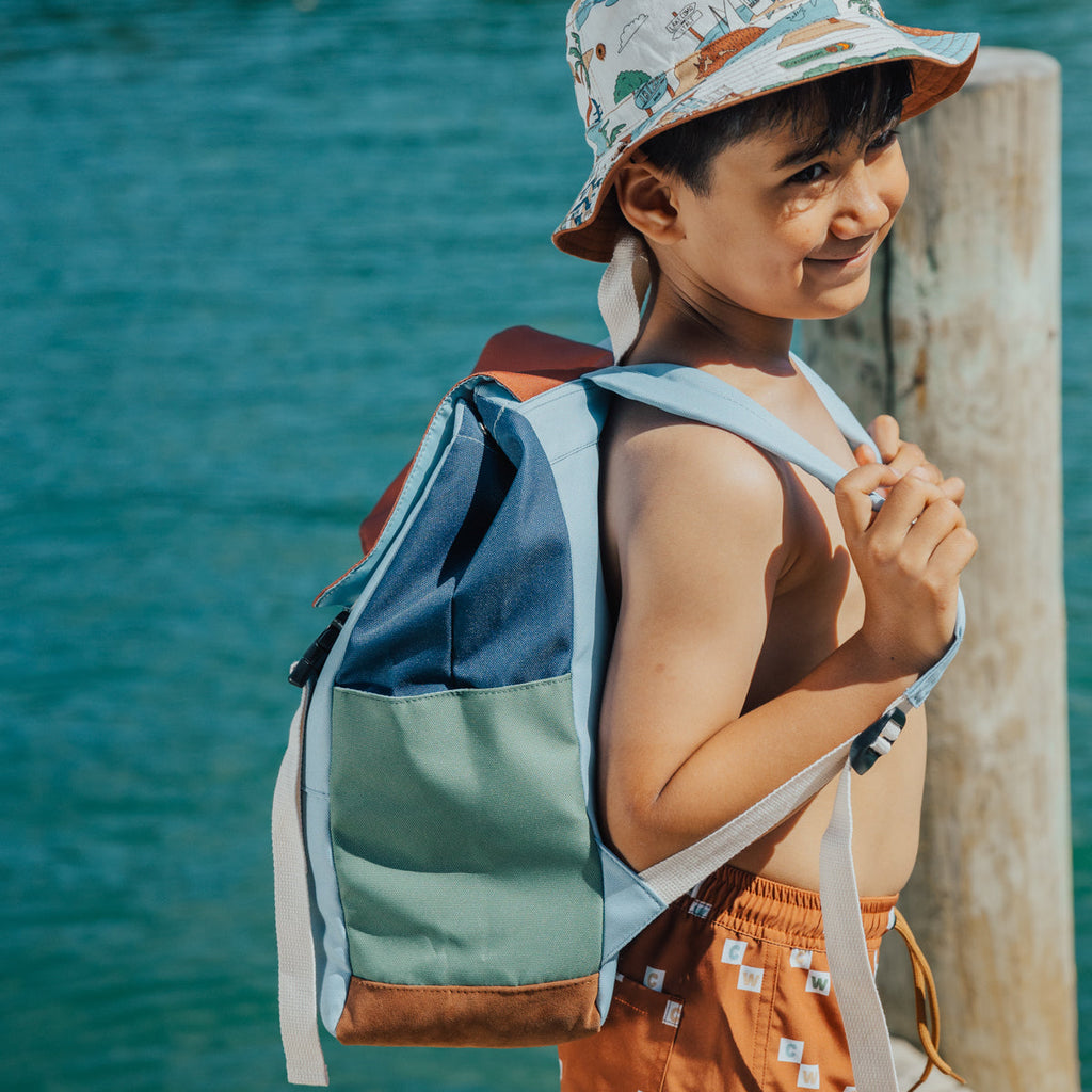 KNAPSACK | Ocean Colour Block