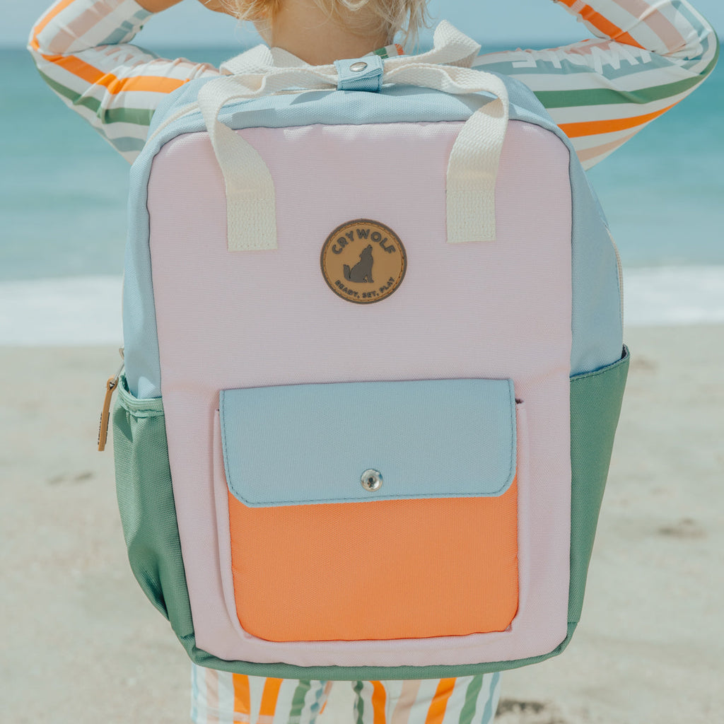 MINI BACKPACK | Sunset Colour Block