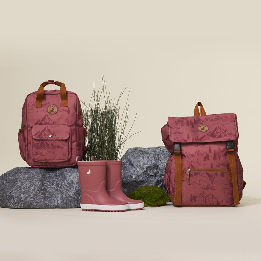 Mini Backpack | Rose Landscape