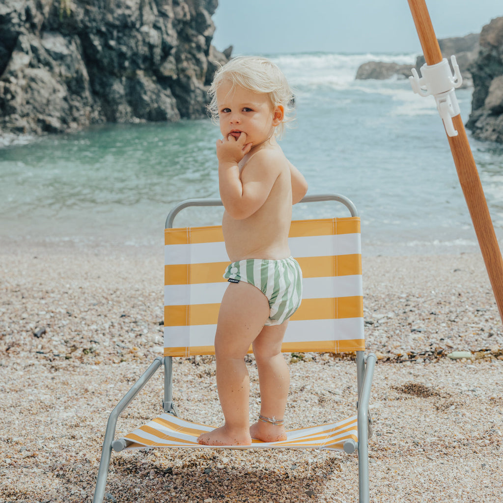 REUSABLE SWIM NAPPY | Coastal Stripe