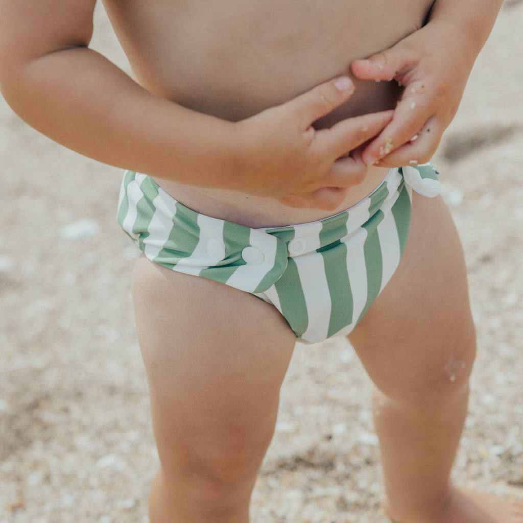 REUSABLE SWIM NAPPY | Coastal Stripe