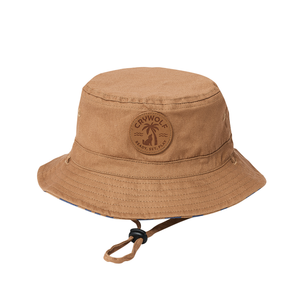 Reversible Bucket Hat | Indigo Palms
