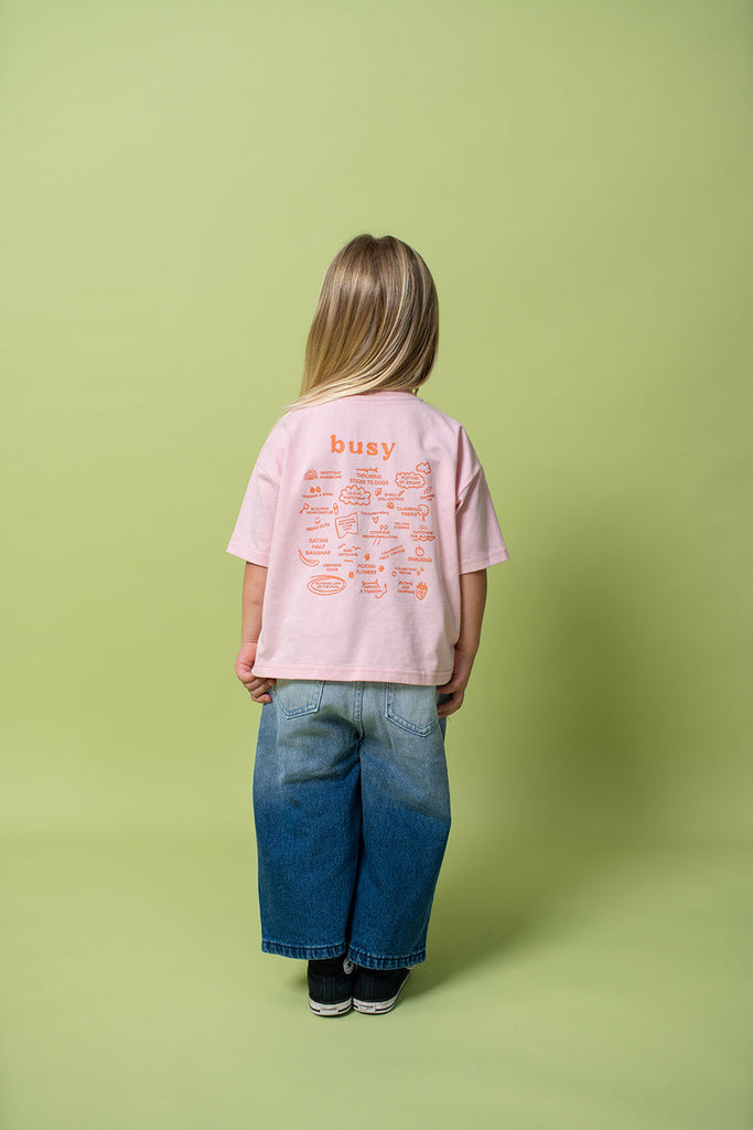 BUSY TEE | SUNSET PINK
