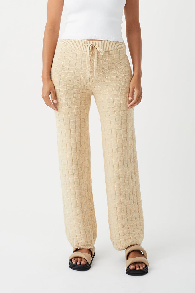 SIERRA ORGANIC KNIT PANT / OAT