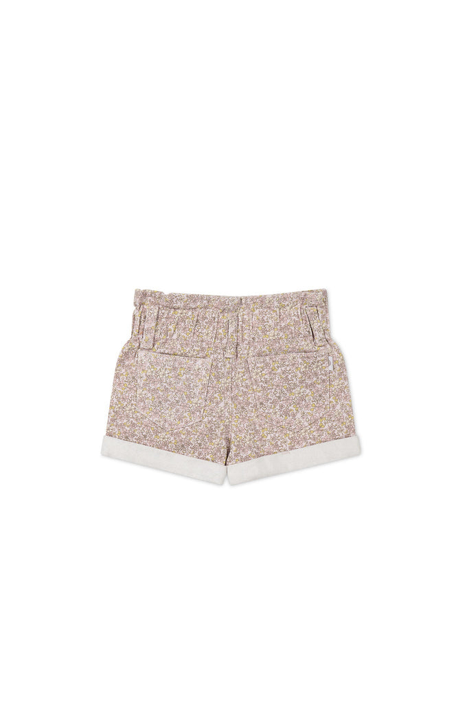 Grace Cotton Twill Short | Chloe Lilac