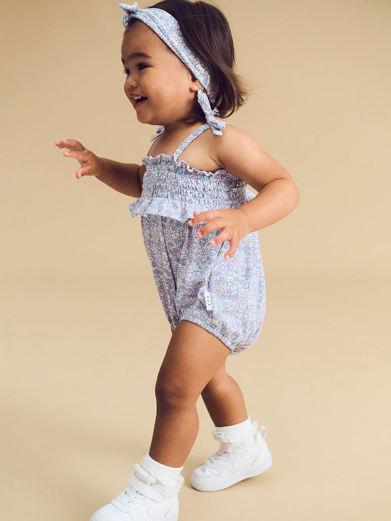 BLUEBELL FLORAL BUBBLE ONESIE