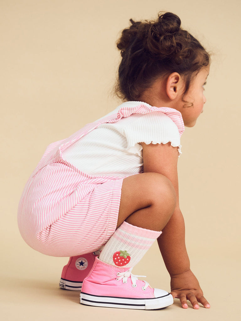 CANDY STRIPE BUBBLE ONESIE