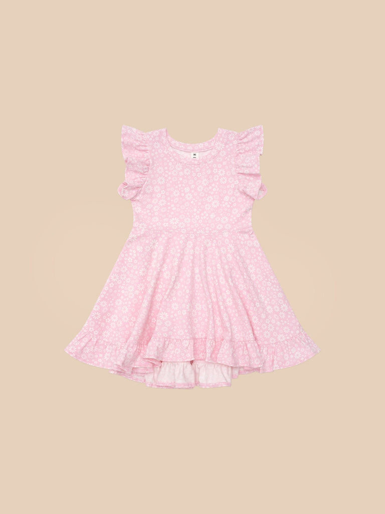 DAISY SEASHELL FRILL SWING DRESS