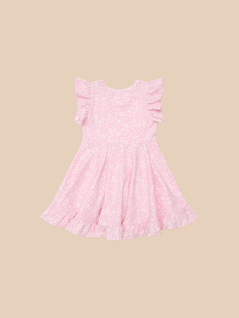 DAISY SEASHELL FRILL SWING DRESS