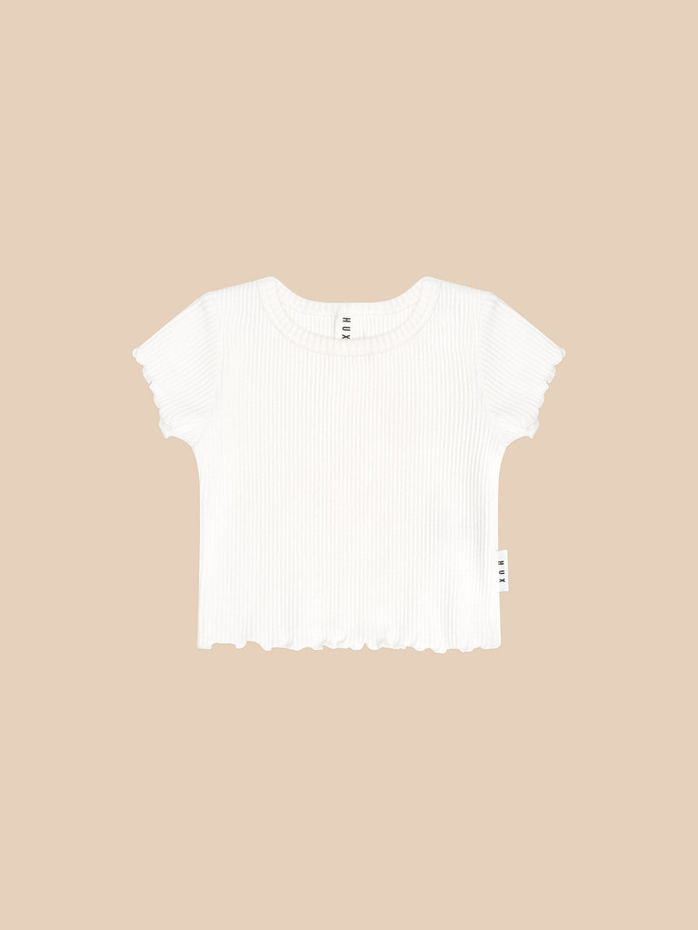 ALMOND MILK RIB TEE