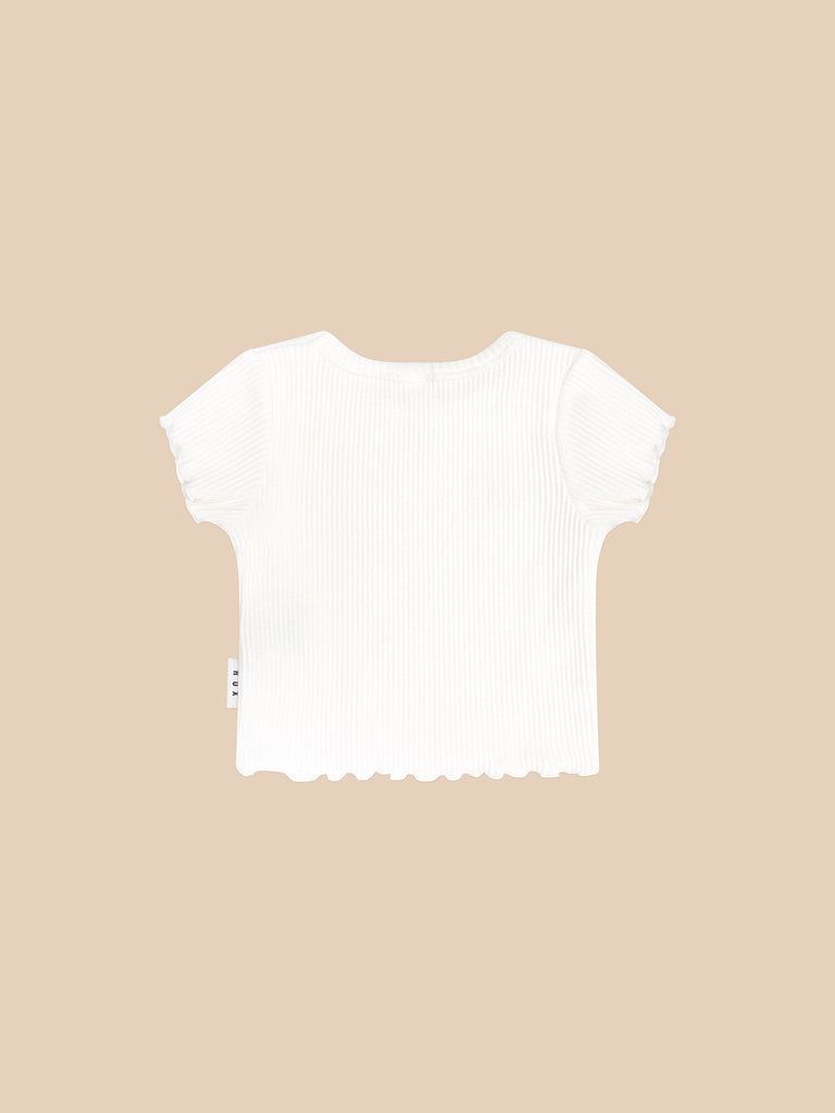 ALMOND MILK RIB TEE