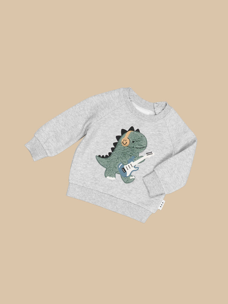 FURRY DINO SWEATSHIRT