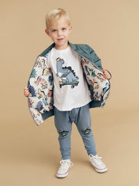 DINO BAND REVERSIBLE BOMBER